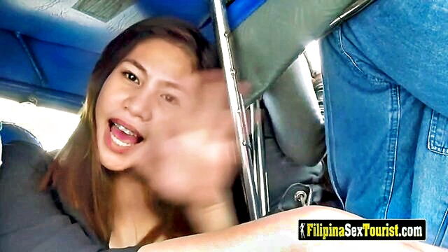 Filipina Babe - a sexy filipino teen takes it doggy style hard