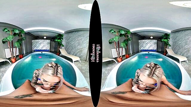 splash, fun, virtual reality - experience 4k ultra hd virtual reality adventure with a busty blonde