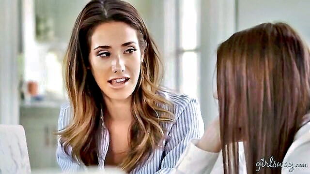 Scarlett Sage, Eva Lovia, Scarlett - two lesbians enjoy rimming and anal sex in hd video