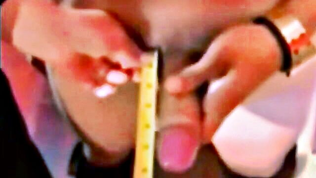 a collection of amateur videos featuring women measuring penises including some inaccurate measurements : crazyamelia