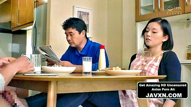 asian milf, dad, asian blowjob - daddys surprise forbidden asian blowjob and cumming hard
