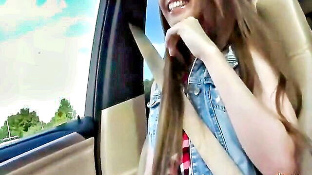 joyride turns into steamy encounter in a car   amateur xxx : walter_darryl