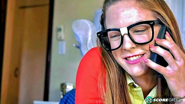 Luna Light, Brad Newman - glasses wearing teen brad newman gets doggy styled facialized and analized Analized